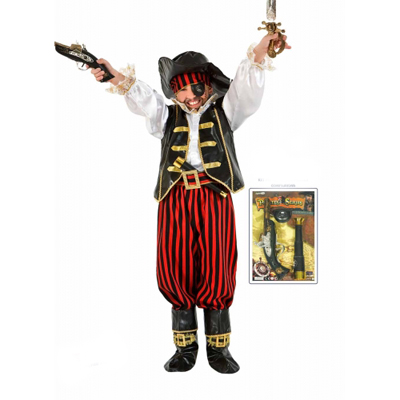 Costume Pirata Dei Caraibi Bimbo